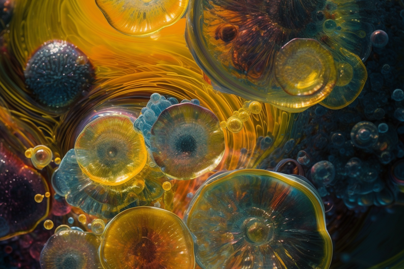 a close up of a colorful abstract painting in the style  f419b31d-242d-427e-8676-94516d27a2cb.png