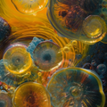 a close up of a colorful abstract painting in the style  f419b31d-242d-427e-8676-94516d27a2cb.png