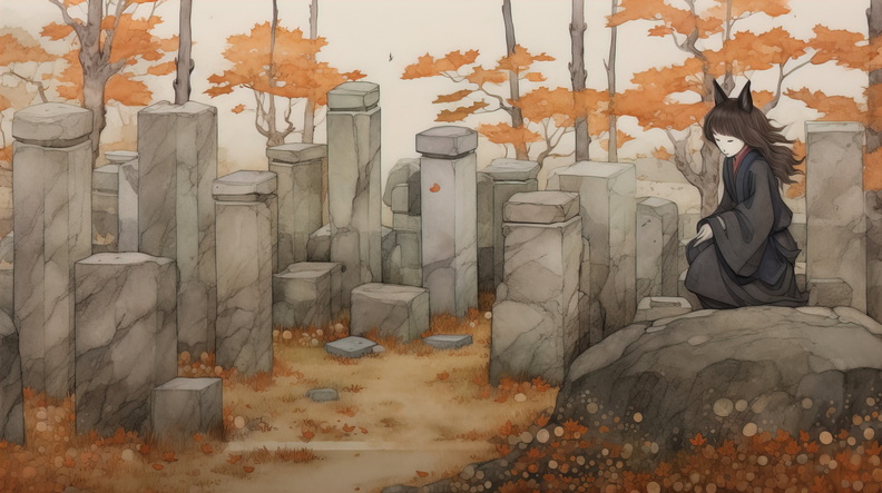 young girl kitsune crouching in graveyard huli jing trad b4fa9431-6140-47b7-9731-fc234f069de6-low_res-scale-3_70x.jpg